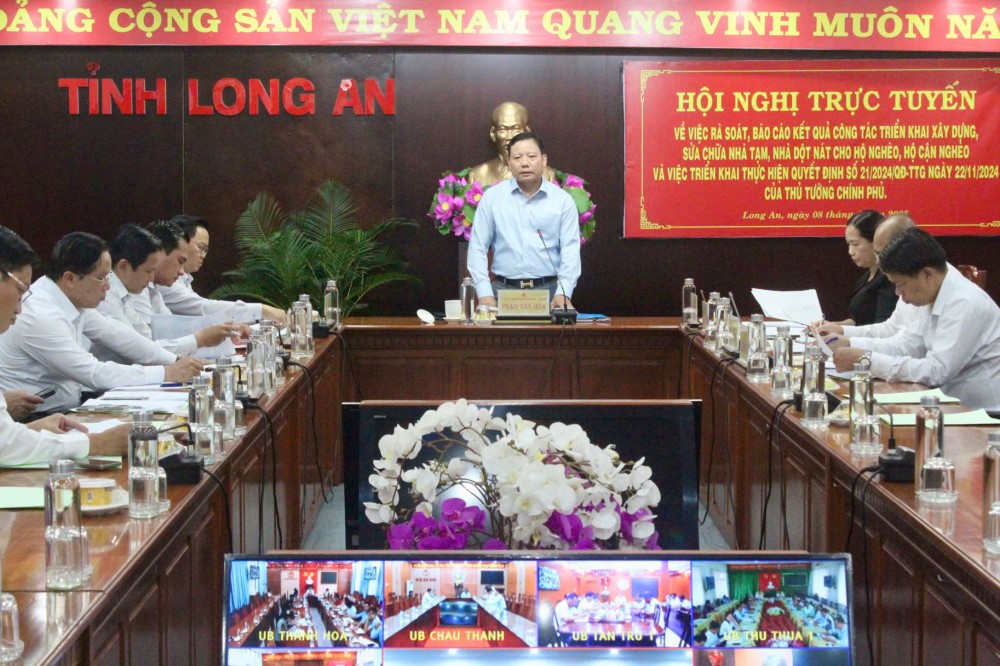 Long An: Tăng tốc hoàn thành xây dựng, sửa chữa nhà tạm, nhà dột nát Long An: Tăng tốc hoàn thành xây dựng, sửa chữa nhà tạm, nhà dột nát