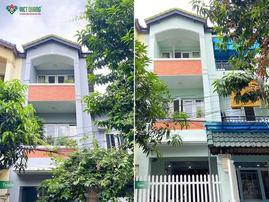 Công trình sửa nhà Cô Nguyên trọn gói 3 tầng ở Quận 2